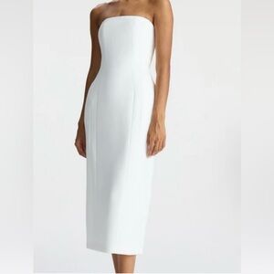 NWT ALC White Elizabeth Strapless Sheath Dress
